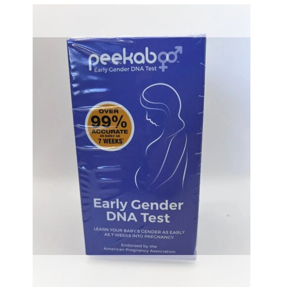 New! Peekaboo Pregnancy Gender Detection DNA Test 7 Weeks Into Pregnancy - Picture 1 of 4